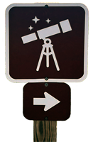 Telescope Sign