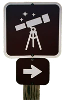 Telescope Sign